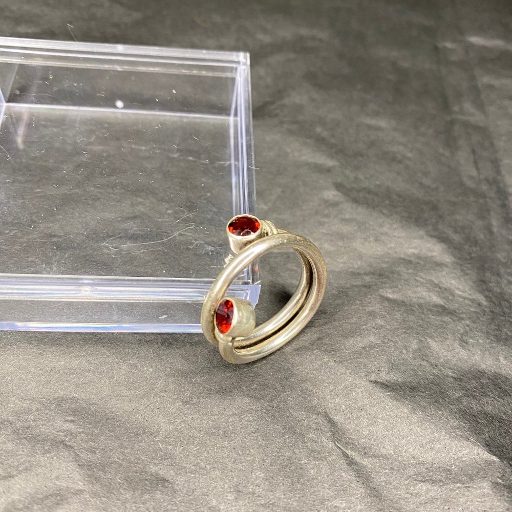 Vintage Coil Silver Ring View 3